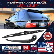 Durable Windshield Rear Wiper Arm + Blade 18'' & 12.5'' Set OEM Replace QUALITY