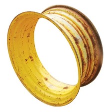 Used 16" x 38" "Step-Up" Double Bevel Rear Rim 34" Center