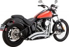 Vance & Hines 26079 Big Radius 2 2 Chrome PCX Exhaust 1986 2009 Harley Softail