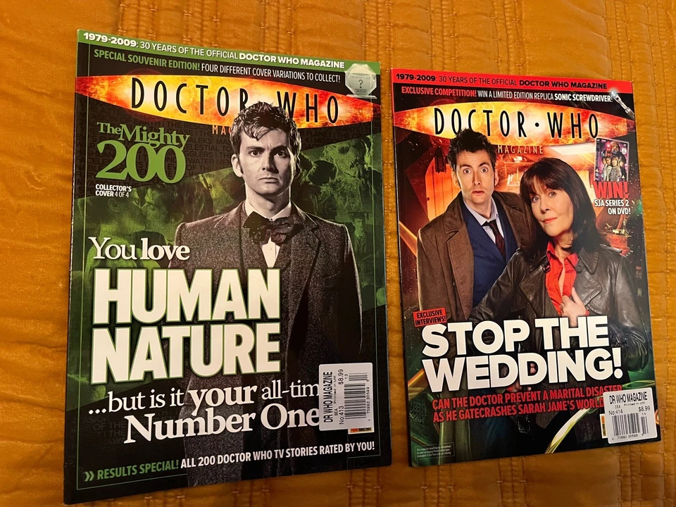Doctor Who Magazine Lot Of 10 Issues David Tennant era - Image 2 of 4