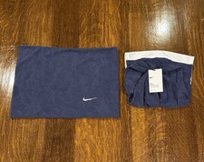 Nike Dri Fit Loop Infinity Cooling Towel Navy Blue/White Unisex OSFM Golf Gym 2x