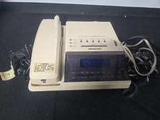 Vintage Rare Soundesign Mid-Range Cordless Clock Radio Telephone Model 7970