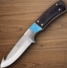 Elk Ridge Fixed Knife 3" Full Tang 3Cr13 Steel Blade Pakkawood/Stone Handle