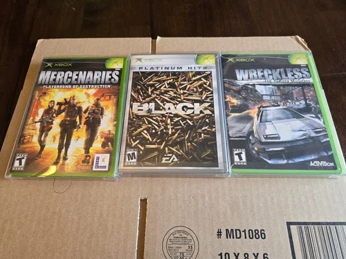 Mercenaries: Playground of Destruction + Black + Wreckless (Microsoft Xbox)