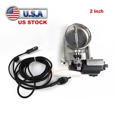 2 inch Electric Exhaust Control Valve Low Pressure for Exhaust Cutback Downpipe