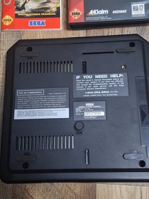 Sega Genesis Console Bundle TESTED 2 Controllers All Cables RF 3 games