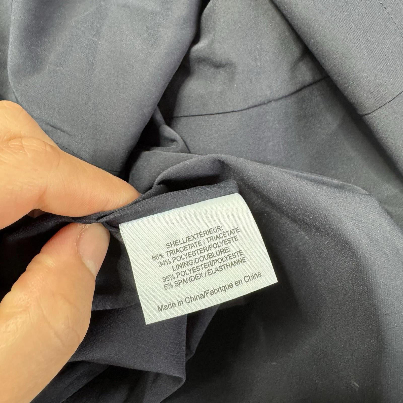 Abito donna Tory Burch blu navy stile uniforme taglia 2