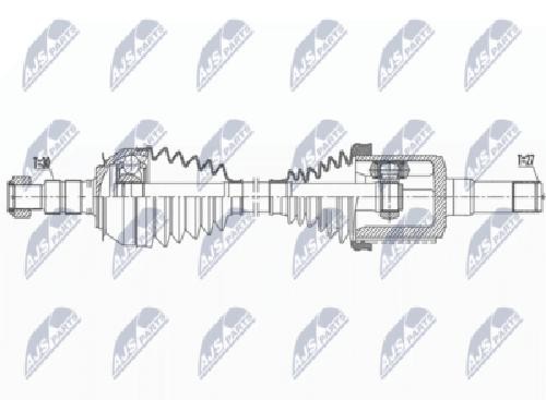 Original NTY Drive Shaft NPW-DW-047 For Chevrolet