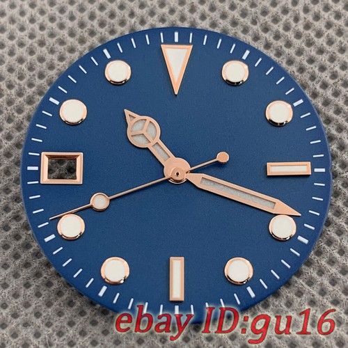 Reloj de 29 mm esfera y manecillas ajustadas movimiento NH35 9 en punto corona reloj para zurdos - Imagen 28 de 68