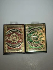 Theory 11 High Victorian Playing Cards Red & Green Decks - NEW! SEALED! (POKER)