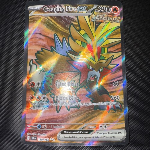Pokemon Tcg Gouging Fire Ex 188/162 | Meses Sin Interés