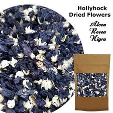 Hollyhock Herb Dried Flowers Black Mallow Loose Leaf Herbal Tea Infusion Craft