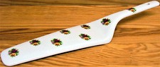 Country Bud Roses Cake Server Fine Bone China Cake Slice Cake Pie Server