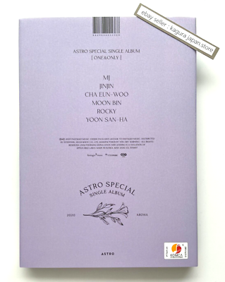 ASTRO MOONBIN MOON BIN ONE&ONLY Album CD Photocard Message card