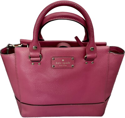 Kate Spade Hot Pink Satchel Kate Spade Pink Purse, Hot Pink Kate Spade Large Leather  main image 3