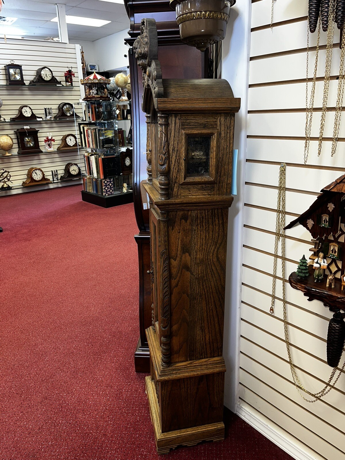 Gazo “Fallbrook” Granddaughter Clock C. 1978 581/4” Tall Ave Maria