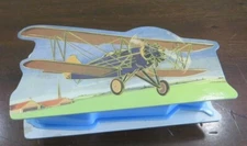 1998 B.Stackman & Co.The Travel-Air,ca.1929 bi plane airplane case & tiny planes