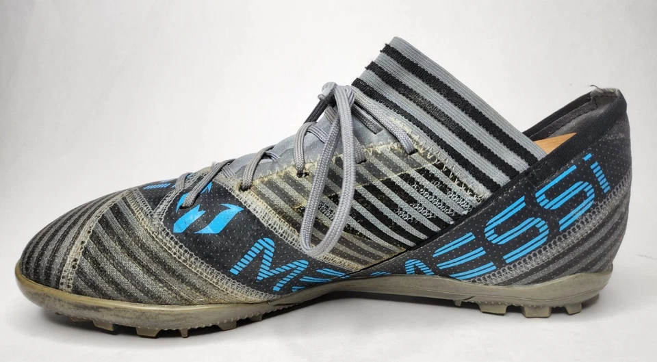 Adidas Nemeziz Messi Tango 173 TF CP9110 Cor Preto Cinza Azul Masculino Tamanho 10.5 - Imagem 3 de 4