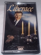 Liberace The Best of Liberace Piano Audio Cassette Tape Case Pianist