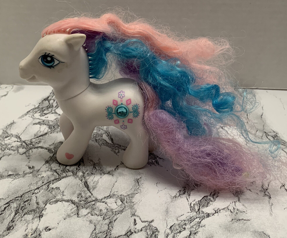 【新品】マイリトルポニー フィギュア　G3 Precious Gem My Little Pony G3 Precious Gem Fancy Super Long Hair Crystal