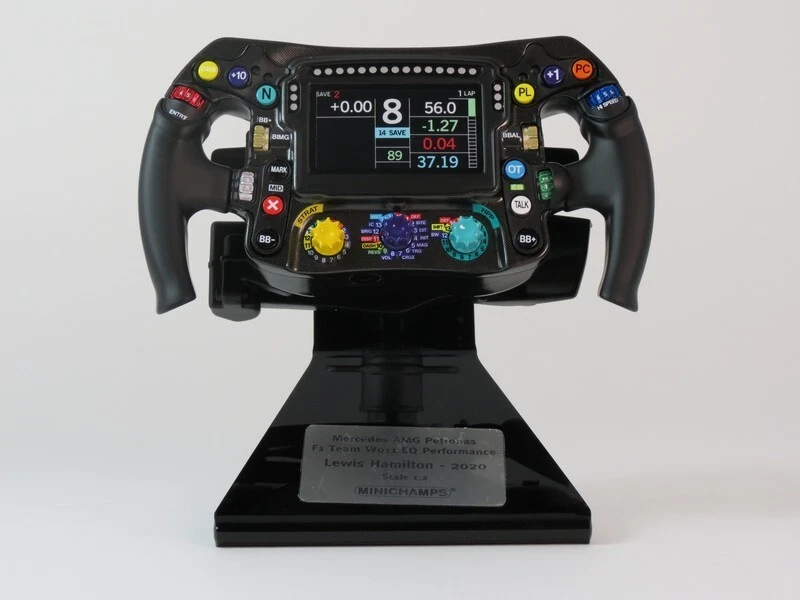 MINICHAMPS Steering Wheel Lenkrad Mercedes W11 Lewis Hamilton - Bild 2 von 4