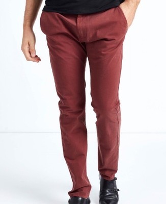 New Mens Mish Mash Bromley Wine Trousers Size W30 L32 £19.99 Ono  RRP £61