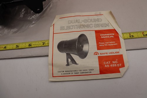 Radio Shack Safe House Two Sound Electronic Siren Alarm Horn 49-488DT New in Box - Picture 4 of 4