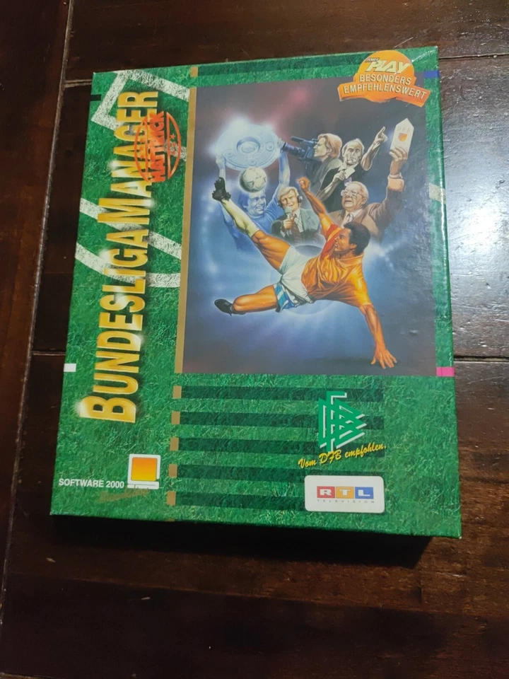 Spiel Fussball Bundesliga Manager Hattrick Amiga 500 OVP Software 2000