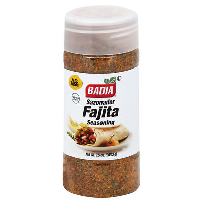 Badia Seasoning Fajita 9.5 oz (Pack of 12)