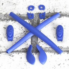 4Pcs Screws  Replacement Rubber Earsocks  Nose Pieces for-Oakley Juliet -Blue