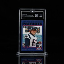 2005 Patriots Topps Super Bowl Champions Dan Daniel Koppen Rookie TAG (10) Rare