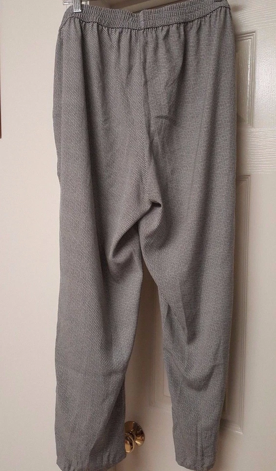 Pantalones de mujer Jennifer Lopez talla 1X negro blanco a rayas Foto 4 de 4
