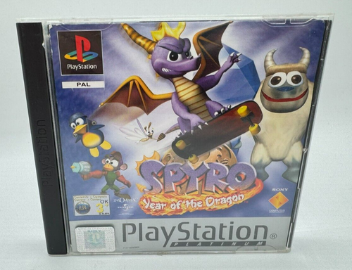 Jeu Spyro Year Of The Dragon - PlayStation 1 PS1 - Version PAL FR Complète - Bon État