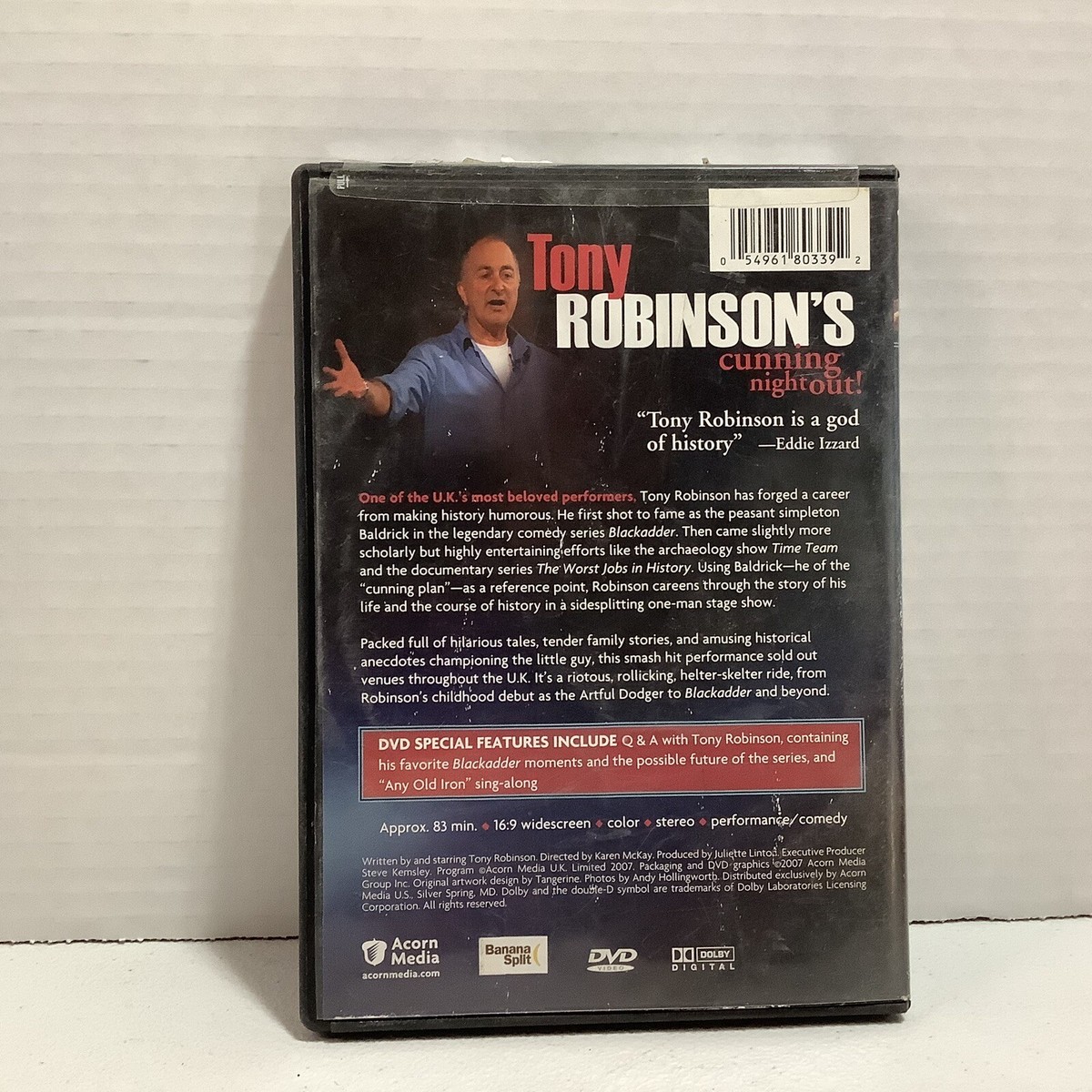 その他 Tony Robinson's Cunning Night Out [DVD] Tony Robinson's Cunning Night Out DVD, MULTIPLES SHIP/FREE! | eBay