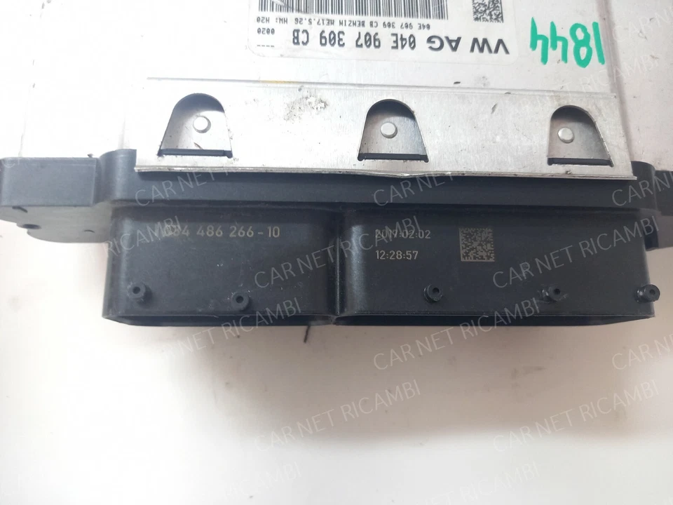 0261S14671 BOSCH ME17.5.26 04E907309CB CENTRALINA MOTORE ECU VW POLO 1.0 B 2017 - Immagine 3 di 4