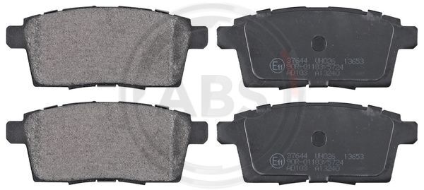 37644 A.B.S. Bremsbelagsatz, Scheibenbremse FüR Ford Usa,Mazda-image