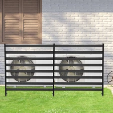 2-Panel Outdoor Air Conditioner Fence Rectangular Privacy Fence Panel 130*98.5cm