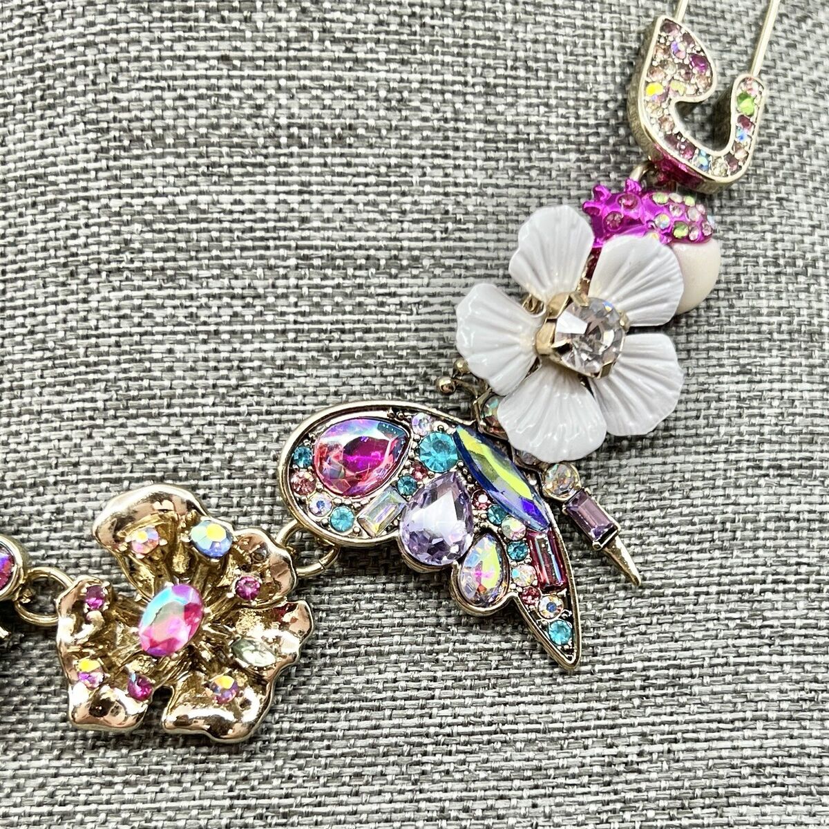 Betsey Johnson 'Blooming Betsey' Necklace & Earring Set NWT/HTF
