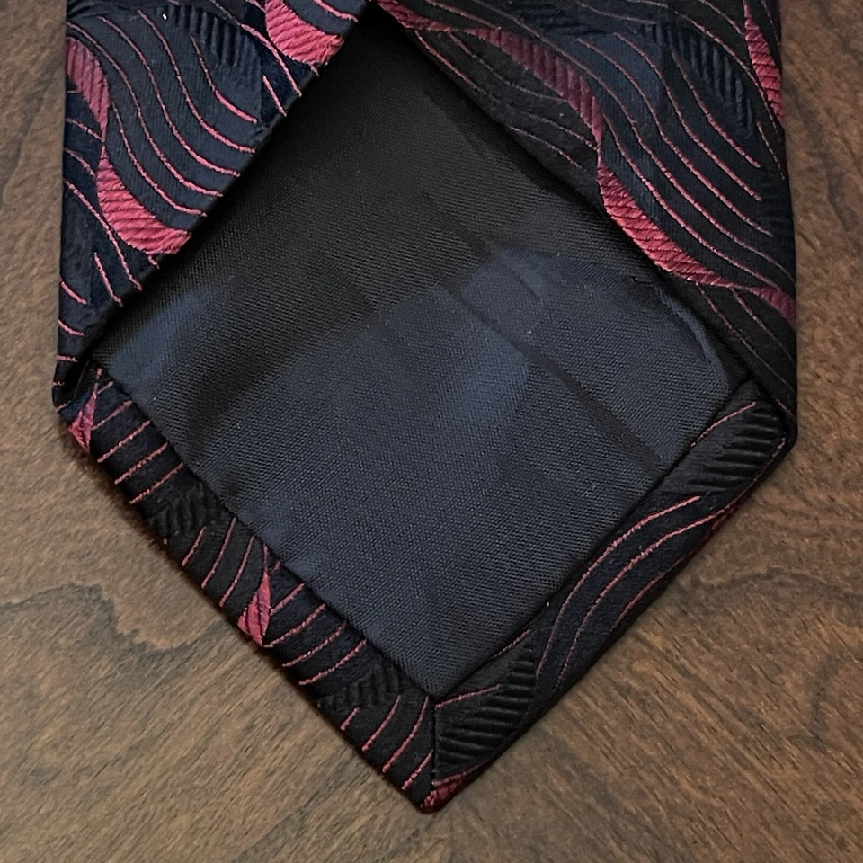 Concepts By Claiborne красный черный ручной работы 100% шелк мужской галстук сделано в Китае - Изображение 2 из 4