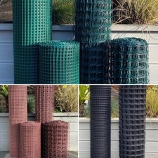 Plastic Fence Mesh Garden Border Neting Climbing Plant Trellis Brown Green Black