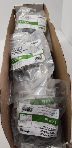 Pro Line - G13-125HC - 1-1/4" 2 Hole Pipe Strap - 4 per Bag - Lot of 30 - Image 3 of 3