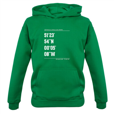 Stadium Coordinates The Eagles - Kinder Hoodie / Pullover - Selhurst Park Crystal