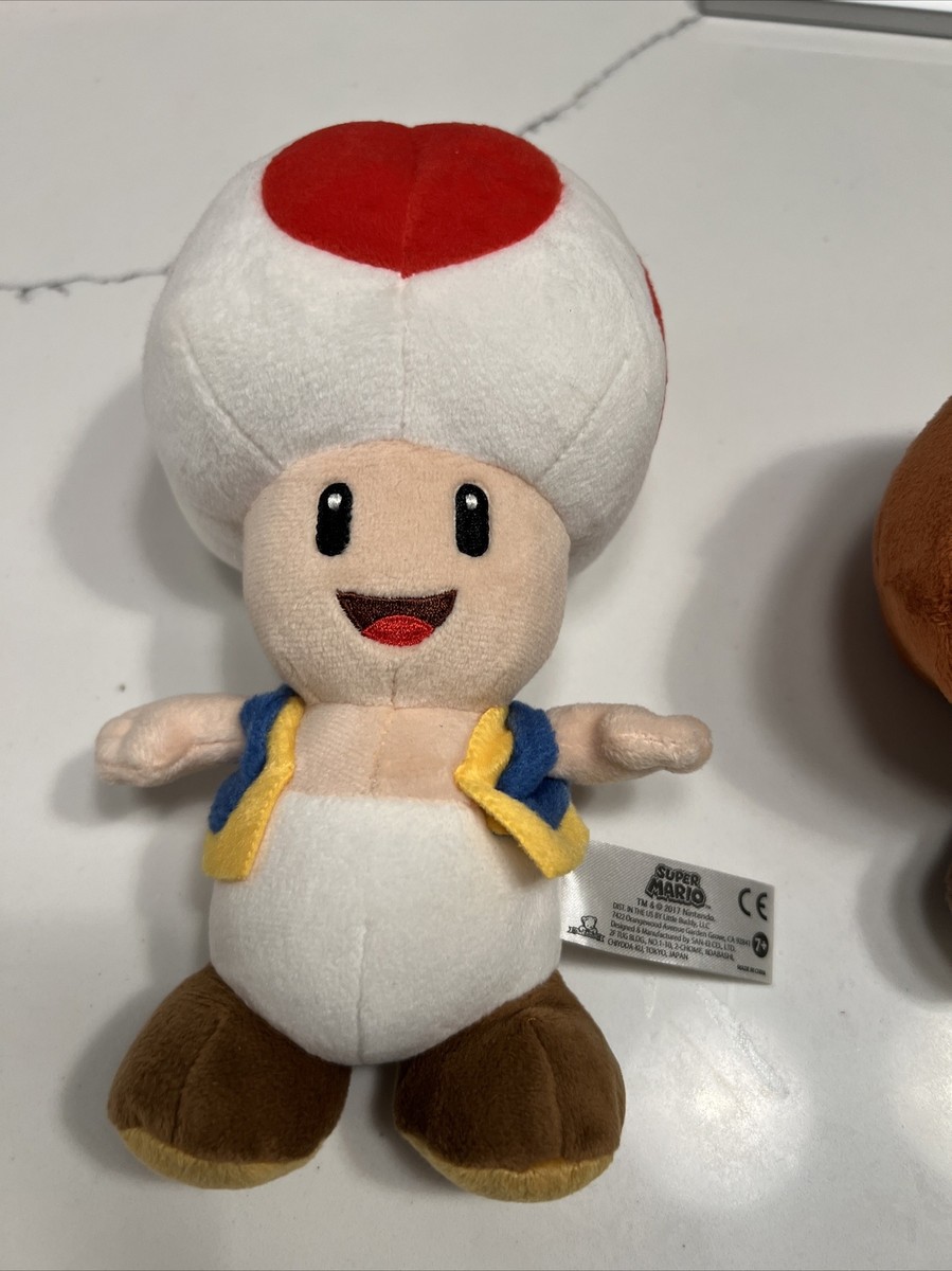 Mario Brothers Toad Goomba Little Buddy Official Plush Toys