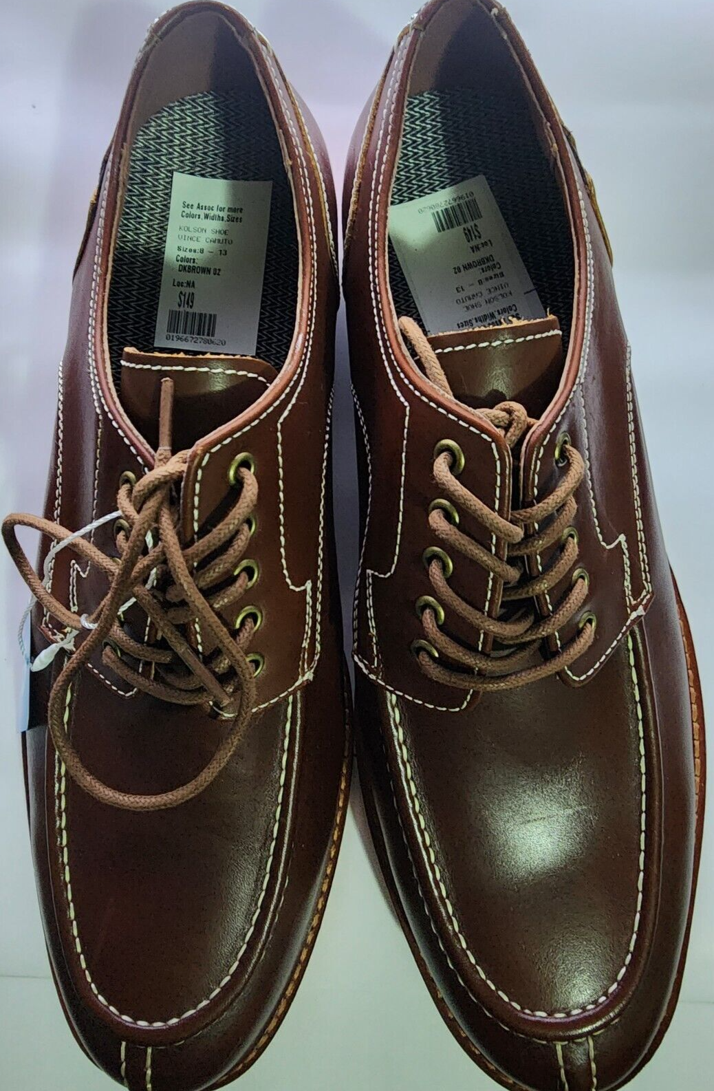 SAOLA Abito uomo Vince Camuto Kolson Oxford taglia 9 5 colore marrone