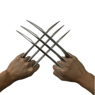 Wolverine X Men Logan's Adamantium Claws PU sicheres Material Spielzeug kommt brandneu