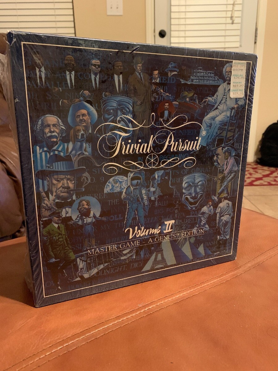 Trivial Pursuit Volume II A Genus Edition Master Game 1989 3000 Cards 2