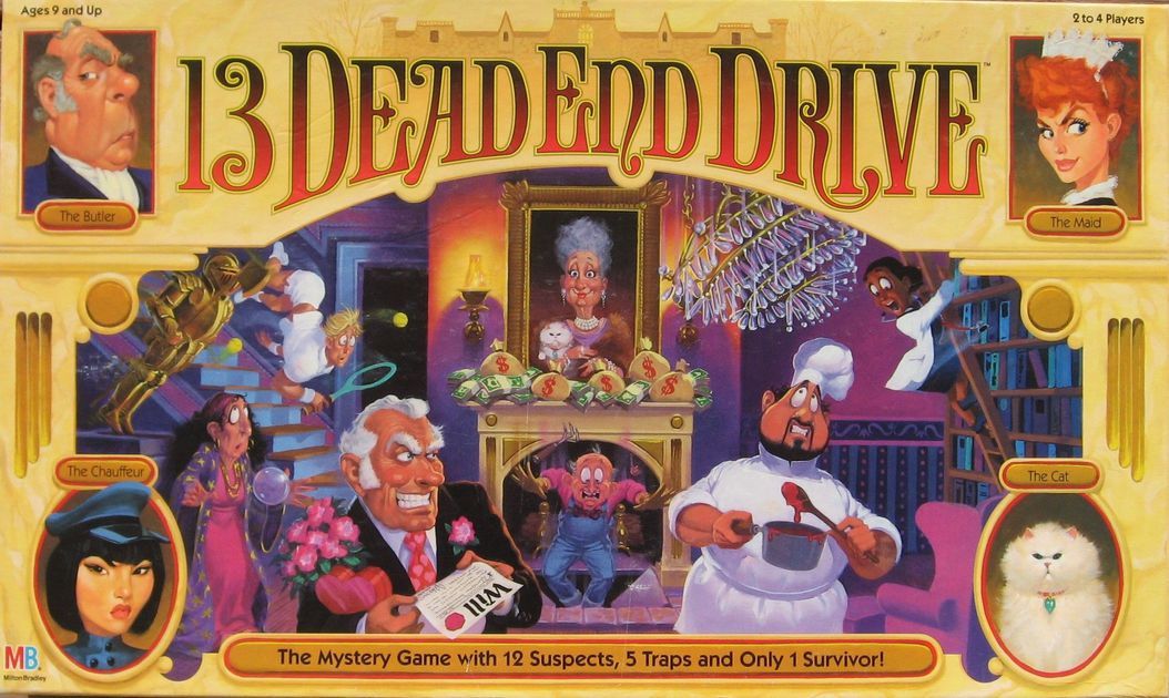 13 Dead End Drive Board Game Replacement Pieces Parts 1993 Milton Bradley Cards 