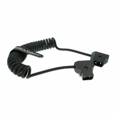 Dtap Male to Dtap Male Coiled Extension Cable for DSLR Rig Anton Bauer Battery