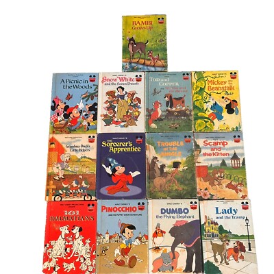 WALT DISNEY Presents 13 Disney Classic Books | eBay