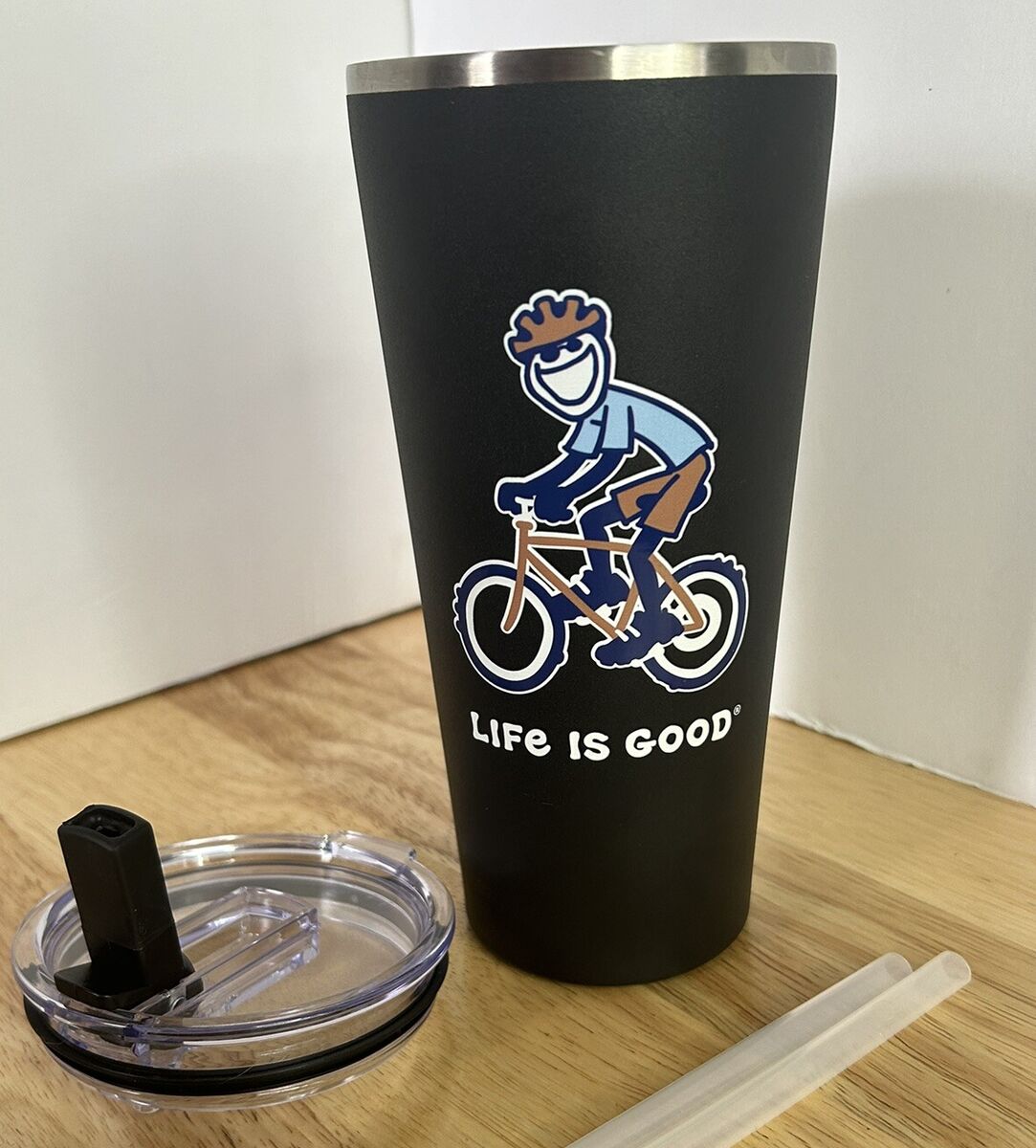 Life is Good 25 oz Stainless Steel Insulated Tumbler Flip Life is Good 25 oz Stainless Steel Insulated Tumbler Flip